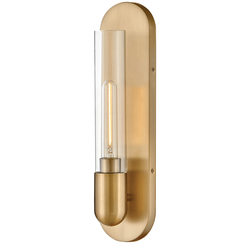 Tully Wall Sconce Lacquered Brass By Lark Living