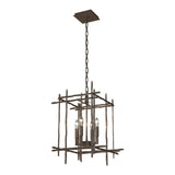 Tura Chandelier Small in Bronze by Hubbardton Forge