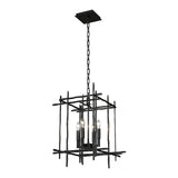 Tura Chandelier Small in Ink by Hubbardton Forge