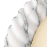 Tura LED Sconce - White Marble