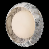 Tura LED Sconce - White Marble