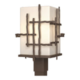 Tura Outdoor Post Lantern in Coastal Bronze by Hubbardton Forge