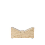 Tvara Book Stand - Travertine