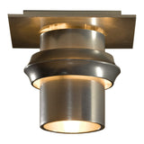 Twilight Flush Mount, shown in Sterling, by Hubbardton Forge