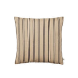 Twill Cushion - Square / Cashmere/Black