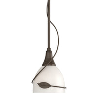 Twining Leaf Mini Pendant in Bronze by Hubbardton Forge