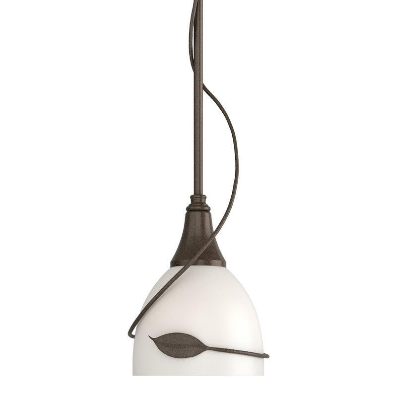 Twining Leaf Mini Pendant in Bronze by Hubbardton Forge