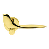 Twitty Door Lever in Polished Brass by Colombo Design