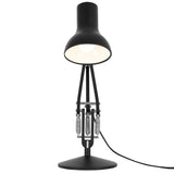Type 75 Mini Desk Lamp Jet Black By Anglepoise - Front View
