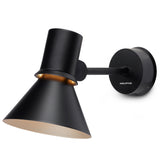 Type 80 W1 Wall Light Matte Black By Anglepoise  - Side View