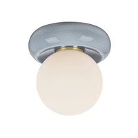 Tyra Flush Mount - Aged Brass