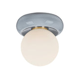 Tyra Flush Mount - Aged Brass
