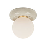 Tyra Flush Mount - Aged Brass
