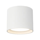 Uma Tall Flush Mount — 7 Inch, White