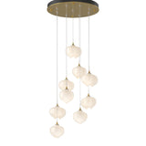 Ume 9-Light Chandelier in Modern Brass, Standard by Hubbardton Forge