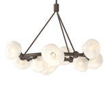 Ume 9-Light Ring Chandelier in Bronze by Hubbardton Forge