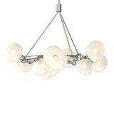 Ume 9-Light Ring Chandelier in Sterling by Hubbardton Forge