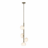 Ume Vertical Pendant By Hubbardton Forge, Glass Color: Frosted Glass, Finish: Soft Gold, , | Casa Di Luce Lighting