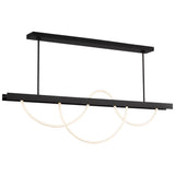 Uneri Linear Chandelier By Visual Comfort Modern - Side View