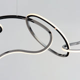 Unity 6-Light LED Linear Pendant by ET2 - Black Chrome