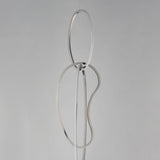 Unity Vertical LED Pendant Black Chrome By ET2 Detailed View