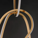 Unity Vertical LED Pendant Brushed Champange By ET2 Detailed View1