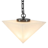 Urban Bronze/Alabaster Mineral Chandelier by Alora Lighting Details