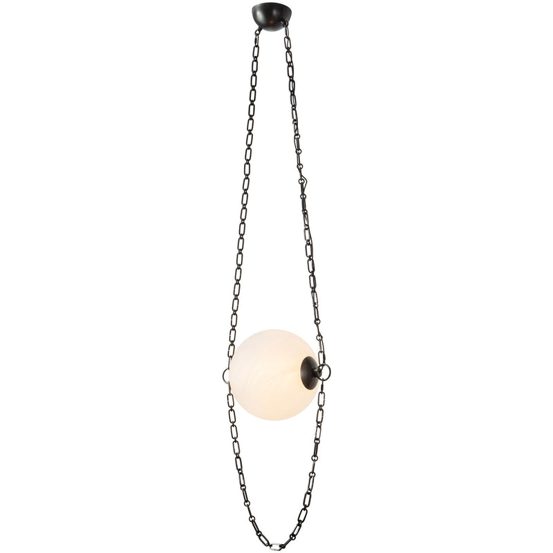 Urban Bronze/Cloudy Glass Petra Chandelier by Alora Lighting