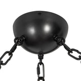 Urban Bronze/Cloudy Glass 12inch Petra Chandelier by Alora Lighting Details