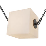 Urban Bronze/Opal Glass Mineral Chandelier by Alora Lighting Details