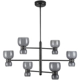 Urban Bronze/Smoked Glass Sutton Chandelier by Alora Lighting