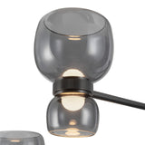 Urban Bronze/Smoked Glass Sutton Chandelier by Alora Lighting Details