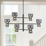 Urban Bronze/Smoked Glass Sutton Chandelier by Alora Lighting