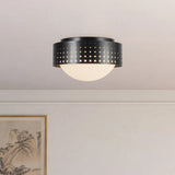 Urban Bronze 10inch Astoria Flush Mount by Kuzco