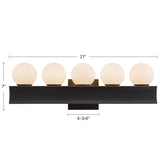 Urban Bronze 21inch Sinclair Wall/Vanity Light by Alora Lighting Dimensions