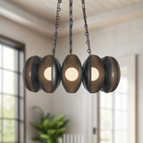 Urban Bronze 25inch Cortez Chandelier by Alora Lighting