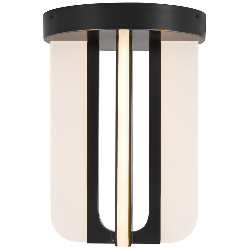 Urban Bronze 8inch Anders Semi-Flush Mount by Alora Lighting