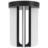 Urban Bronze 8inch Anders Semi-Flush Mount by Alora Lighting