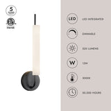 Urban Bronze Wick Wall Sconce by Kuzco Lighting Light Source