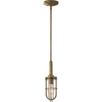 Urban Renewal Closed Cage Pendant — Dark Antique Brass