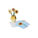 Van Gogh Flowers Pop-Out Card