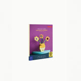 Van Gogh Flowers Pop-Out Card, flat-pack packaging