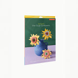 Van Gogh Sunflowers Paper Bouquet, flat-pack packaging