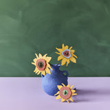 Van Gogh Sunflowers Paper Bouquet, styled in an interior
