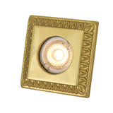 Vaduz Decorative Recessed Spot Light - Satin Brass