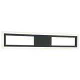 Valance Vanity Light Medium Matte Black Matteo