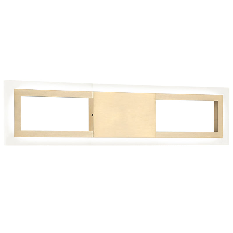 Valance Vanity Light Small Aged Gold Brass Matteo