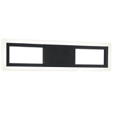 Valance Vanity Light Small Matte Black Matteo