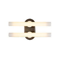 Valencia Double Wall Light - Antique Brass