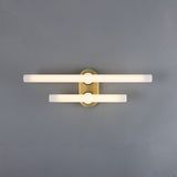 Valencia Double Wall Light - Satin Brass